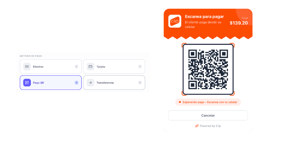 Cobro con QR